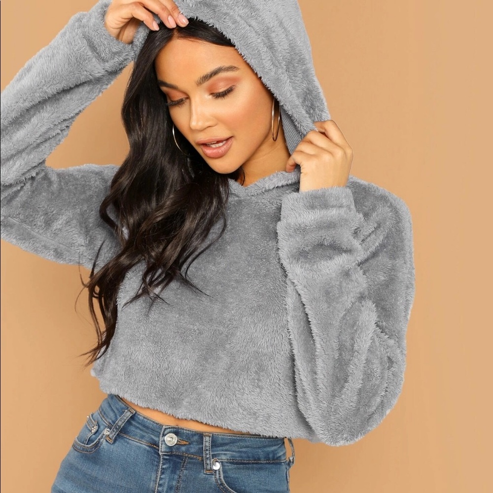 Shein cropped pullover sweater